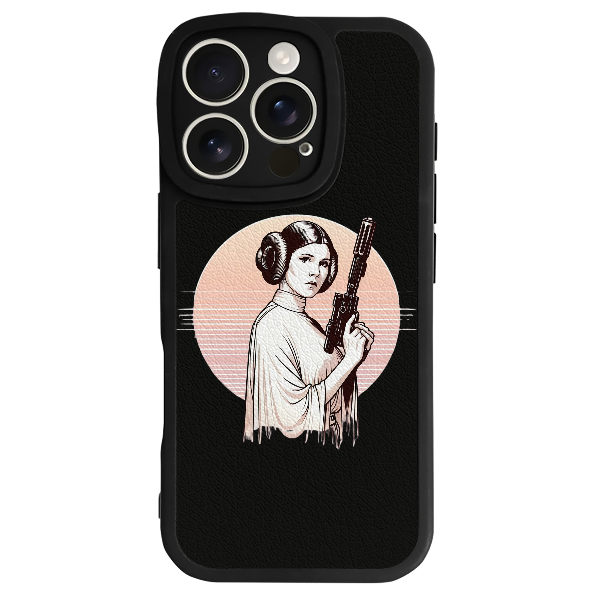 （画像用） スター・ウォーズ Star Wars 【iPhone 16シリーズ対応】シリコンスマホケース（レザー調） 材質：シリコン